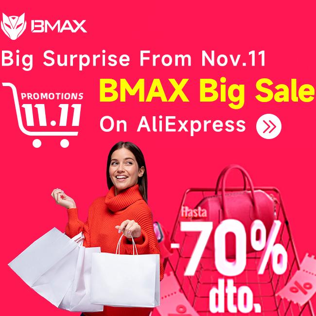 ¡Asombroso! ¡Se lanza con entusiasmo la fiesta de promoción Doble 11 de BMAX en AliExpress, creando un nuevo pico de popularidad!